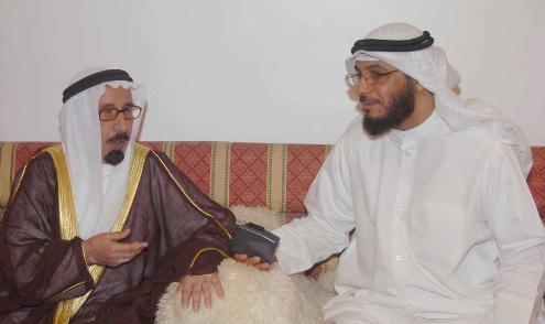 مع الزميل سعود الديحاني