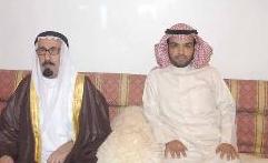 مع ابنه عبيد