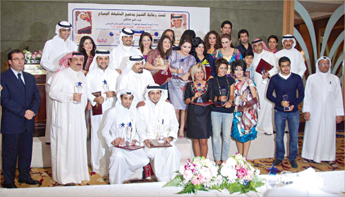 المكرمون في الحفل 