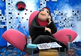 «أم سعف» في لقاء تلفزيوني