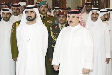 ملك البحرين ومحمد بن راشد