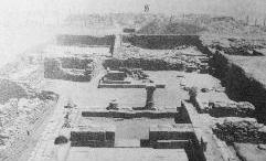 منظر عام للمعبد اليوناني «ارتيمس» وللقلعة اليونانية