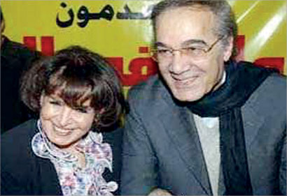 محمود ياسين وسميرة احمد