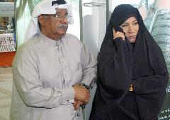 سعاد عبد الله مع غانم الصالح في «أم البنات»