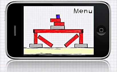 تصوّر على الورق لاحدى مراحل اللعبة	 (تصوير موسى عياش)