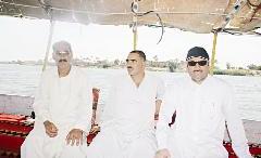 الزميل ناصر الفرحان مع محمد ابو داود وصديقه