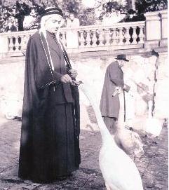 خلال زيارته الأولى إلى سويسرا