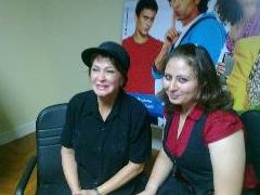 لبلبة مع الزميلة سمر سعد