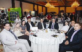 مديرو شركة «الجوثن» أثناء حفل التكريم