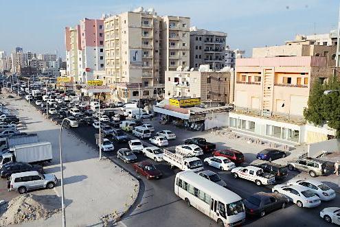 تشابك وربكة ناجمة عن المخرج الوحيد