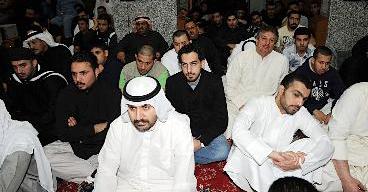 جانب من حضور حسينية آل بوحمد