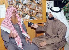 مع الزميل سعود الديحاني