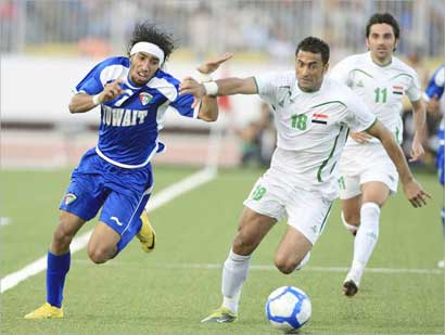 فهد العنزي تألق أمام العراق في اللقاء الأخير