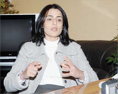 ابتهال الخطيب في ضيافة «الراي» (تصوير جلال معوض) 