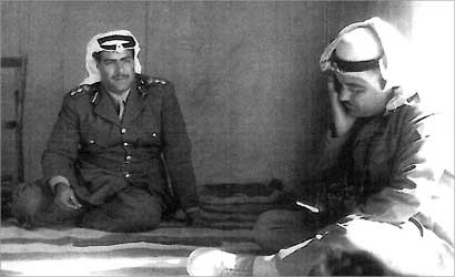 مع الشيخ مبارك عبدالله الجابر الصباح سنة 1970