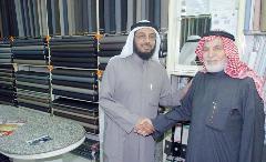 مع الزميل معد الصفحة