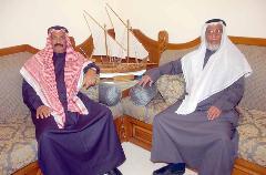 مع اخيه محمد