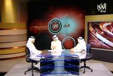 ضيفا تلفزيون «الراي» البغلي والعنزي خلال اللقاء