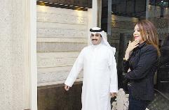 الشعبان مع الزميل حسين الحربي