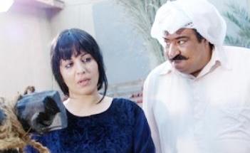 سلمى سالم في احد المشاهد مع احمد جوهر