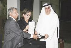 تكريم داعمي المركز 	 (تصوير مرهف حورية)