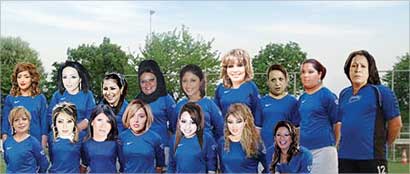 المنتخب أثناء معسكره في «قندهار» 