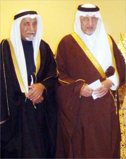 مع صاحب السمو الملكي الامير خالد الفيصل