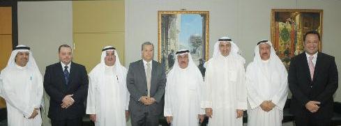 الوزير الشمالي والسعد يتوسطان ايهاب مصطفى وعلي الشريدة وعلي فرماوي ووائل الصقر وأنس ميرزا ومحمد التورة
