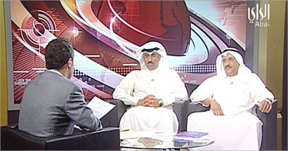 الزميل بلال شعيب يتحدث للمرزوق والراشد