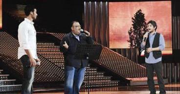 ناصيف ومحمد يغنيان مع شعيل «انا ناطر»