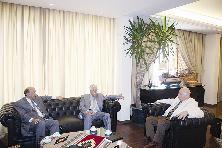 العدساني والدعيج مع رئيس بلدية صيدا