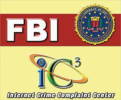 شعار مركز «IC3» التابع للـ «FBI»