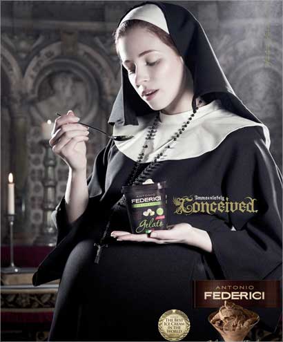 الاعلان الايطالي عن الراهبة الحامل (ا ف ب)