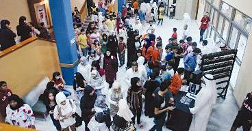 تدفق الجمهور على دخول «ليلة رعب»