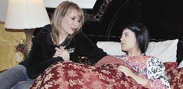 هدى حسين مع زينة كريم 