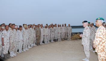 توجيهات القيادة قبل بدء التمرين