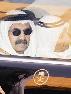 امير قطر 			(أ ب)