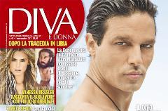 غلاف «ديفا دونا» وتظهر صورة فانيسا والمعتصم