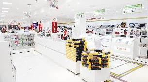 معروضات في مساحات واسعة