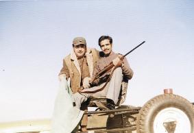 ... وفي رحلة قنص حينما كان طالبا في اميركا سنة 1973