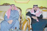 مع أخيه عبد العزيز