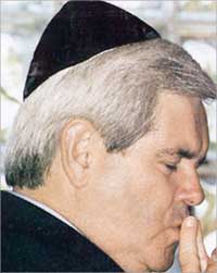 نويت غينغريتش وعشيقته السابقة آن مانينغ