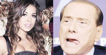 بيرلسكوني اللعوب ومحظيته المغربية «روبي»