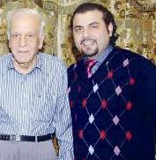 مع ابن اخته المخرج محسن رحيمي