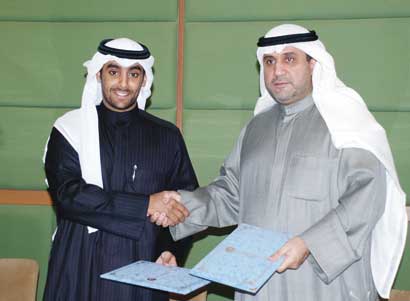 عبدالرحمن النصار مع ضاري الوزان