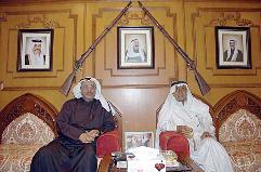 مع أخيه علي الصانع