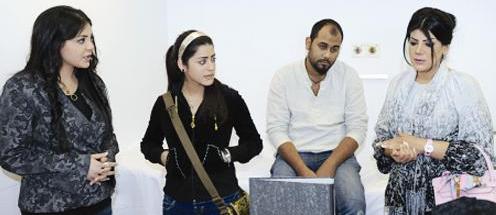 الهام في «فرصة ثانية»       	(تصوير: نايف العقلة)