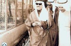 الشيخ جابر العبد الله الصباح حين زيارته لحديقة العمرية سنة 1968