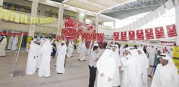 تواجد كثيف وأجواء إنتخابية حماسية