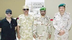 اللواء الأزيمع والعميد السليطي والمقدم المسعى والزميل حسين الحربي